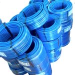 Rolos de tubo azul da Zortech